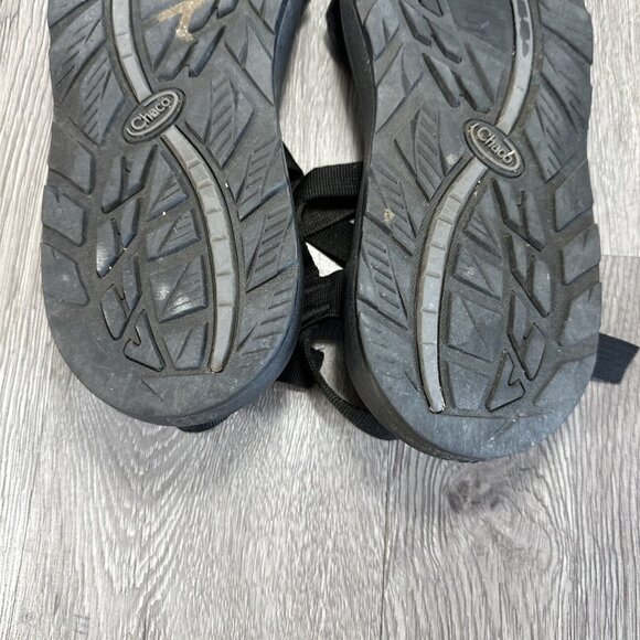 CHACO Mens Z/Cloud 2 Sport Hiking Sandal Sz 9 Black Strappy Toe Loop Adjustable main image 6